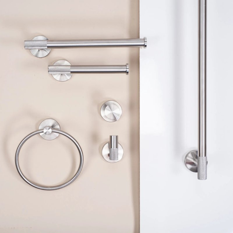 TOILET PAPER HOLDER REA 6611 MODERN BRUSH STEEL