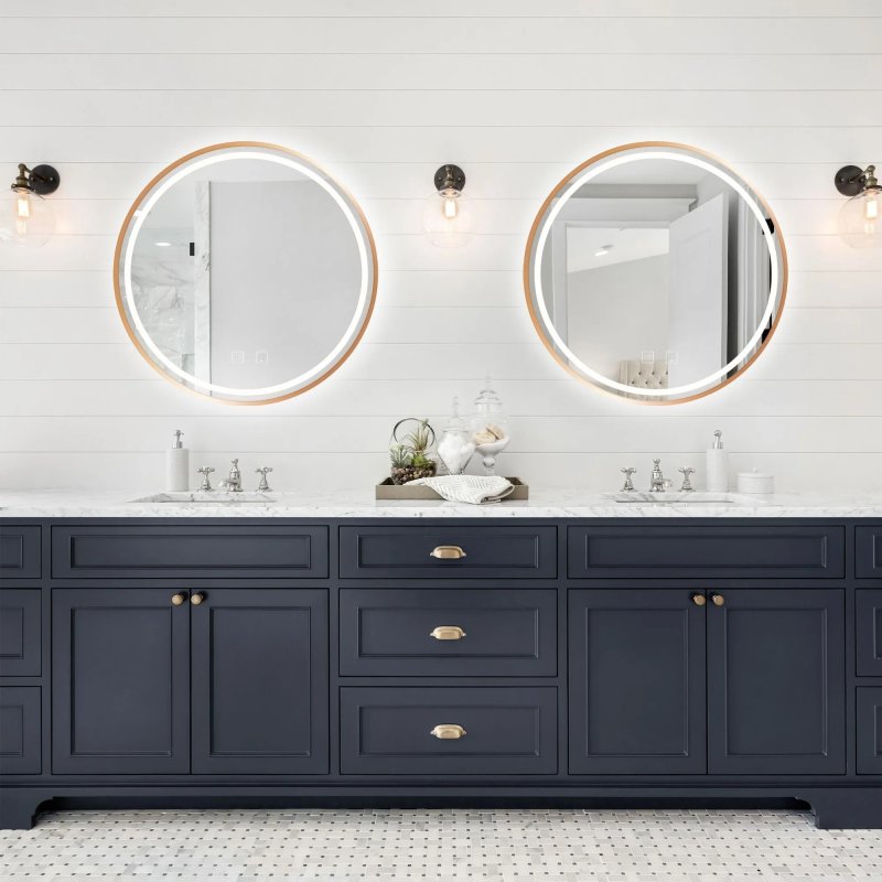 Mirror LED 60cm MMJ BRUSH COPPER