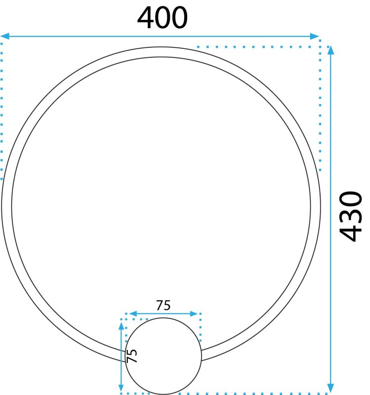 Wall LED Light Toolight APP1387-CW 17W gold