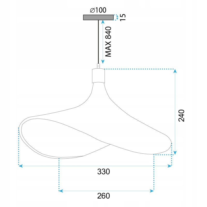 LAMP APP1642-1CP 30cm