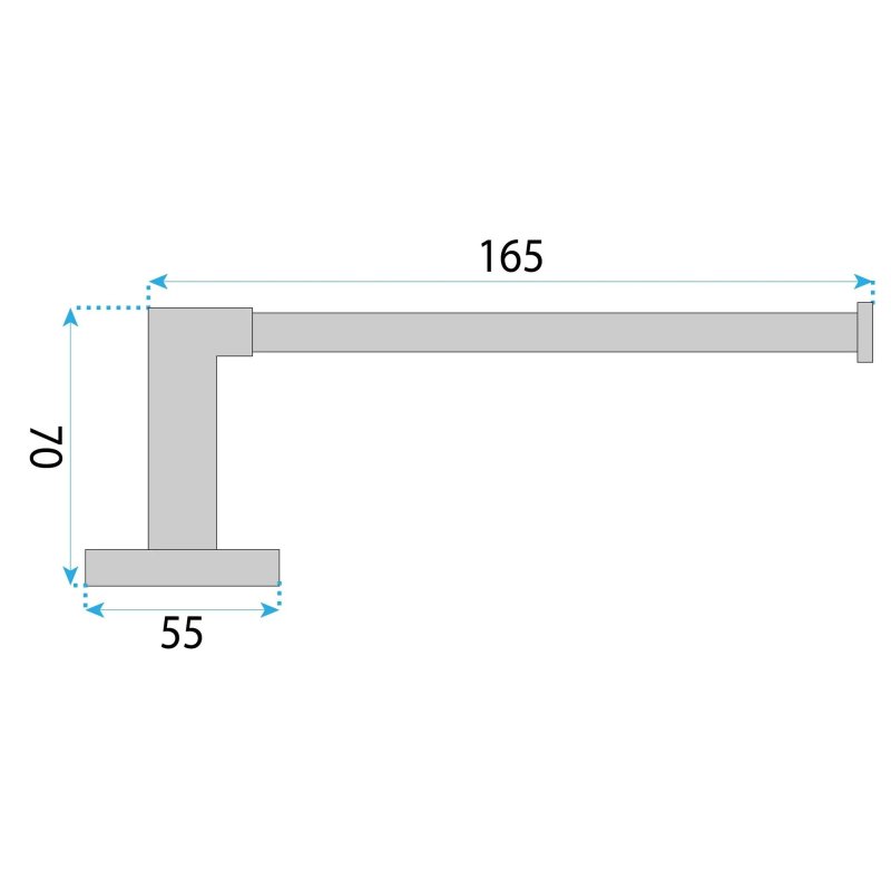 TOILET PAPER HOLDER REA 5909 NICO GOLD