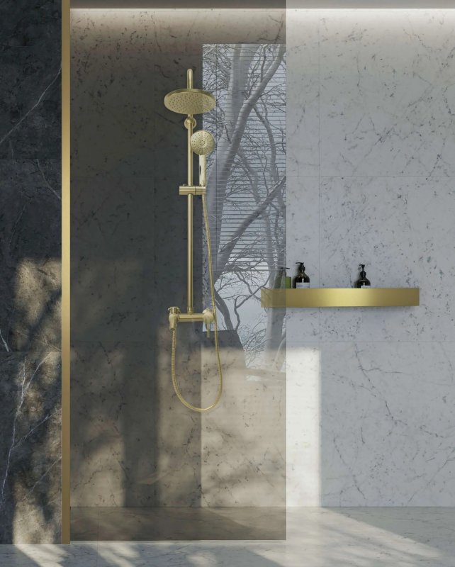 Bathroom Shelf Sf02 60Cm Brushed Gold