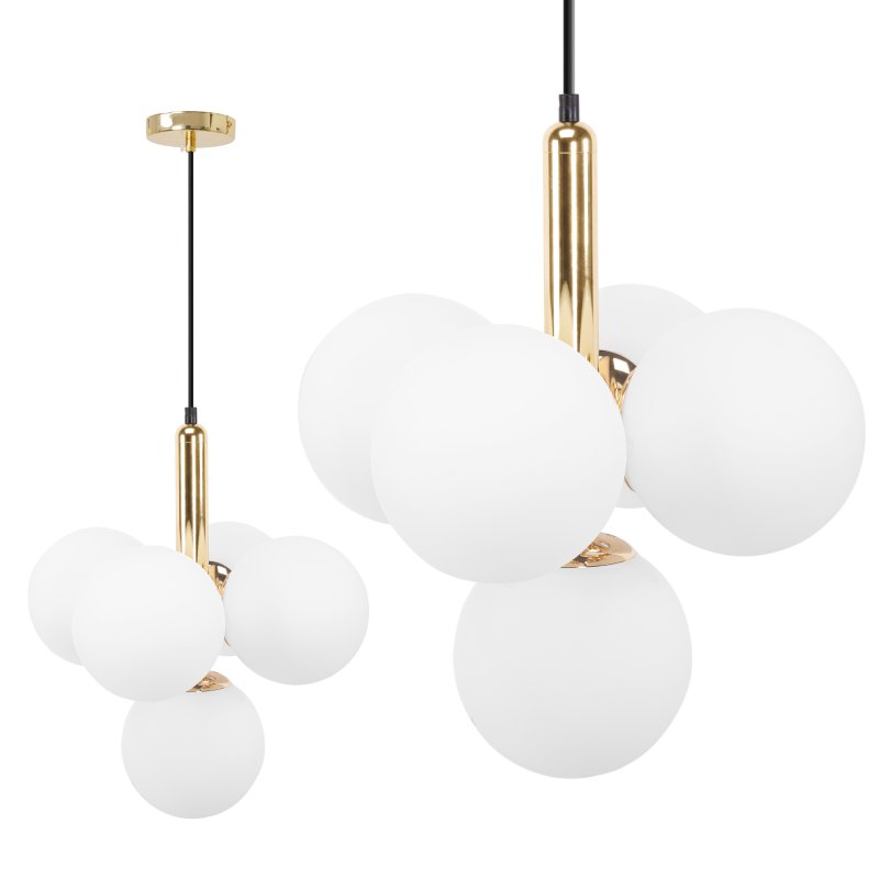 LAMP APP1574-5CP GOLD WHITE