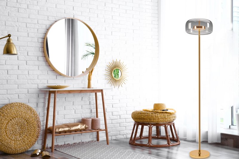 Floor Lamp LED APP749-1F Gold