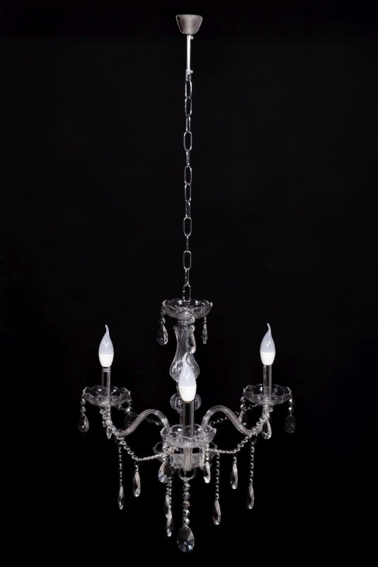 Chandelier Toolight 300752 Crystal Chrome 3-light points E14 60x60x58cm