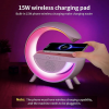 UK Technology G Lamp Wireless Charger, Night Lights Bluetooth Speaker Light, Wireless Charger Lamp, Multi Coloured Night Light for Bedroom, Dimmable LED, Birthday Gifts Gadgets For Teenage Boys Girls