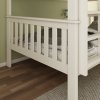 Oslo White Quadruple Sleeper Bunk Bed And Mattresses