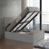 Malmo Grey Wooden Ottoman Storage Bed Double