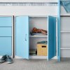 Lacy Blue Storage Mid Sleeper Bed