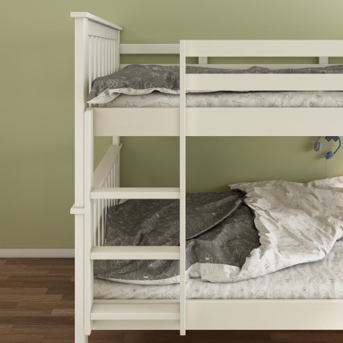 Oslo White Quadruple Sleeper Bunk Bed