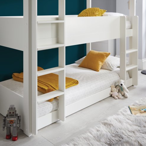Snowdon White Three Tier Bunk Bed Triple Sleeper