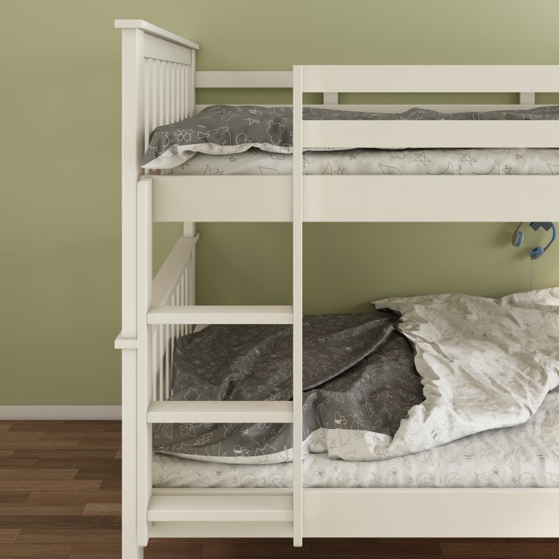 Oslo White Quadruple Sleeper Bunk Bed